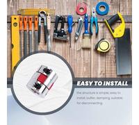 Ujjdwiurgh 3.5 X 3cm Coupleur de Coupleur D'Arbre de Moteur Pas à Pas D'Accouplement D'Arbre Flexible en Aluminium