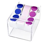 Ujjdwiurgh 3 Disques Dispentier Dispensateur Autocollant Roll Distor Dispentier Sticker Rold Porte pour Office Home Business Clear Label Tolders Sticker Sticker Transparente