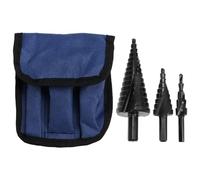 Ujjdwiurgh 3 Embouts de Foret Étagé pour Métal 4-12mm 4-20mm 4-32mm, Spiralés, Revêtus, Universels