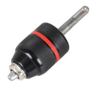 Ujjdwiurgh 3 JAW Adaptateur de mandrin SDS pour marteaux SDS-Plus, mandrin sans clé à 3 mâchoires de 1,27 cm avec tige SDS-Plus