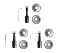 Ujjdwiurgh 3 Jeux D' de Connexion de Meule pour Tiges de Polissage et de Meulage de Moteur 775 10MM