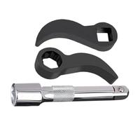 Ujjdwiurgh 3 Pièces Adaptateur de Pied de Biche - Tête D'Adaptateur de Clé à Levier - Tête Adaptée Aux Cliquets à Entraînement de 1/2 Pouce - Outil de Retrait de Demi-Arbre A