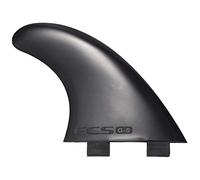 Ujjdwiurgh 3 Pièces Ailerons de Surf en Nylon Noir + Fibre de Verre pour Ailerons de Planche de Surf de Taille G5 Accessoires de Planche de Surf