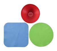 Ujjdwiurgh 3 PièCes de DéCapsuleur Multifonctionnel en Silicone Anti-DéRapant Ouvre-Bocal pour Personnes ÂGéEs Souffrant D'Arthrite