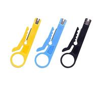 Ujjdwiurgh 3 Pièces Dénudeur de Portable Dénudeur de de Liaison de, Liaison de avec Couteau Jaune