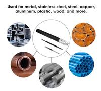 Ujjdwiurgh 3 Pièces/Ensemble Grattoir Outil D'Ébavurage Plastique Métal Aluminium Tube Résine Imprimante 3D Kit Artisanat