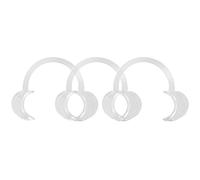 Ujjdwiurgh 3 Pieces Levres Dentaires Autoclavables Blanchissant la Levre & Ecarteur de Joue Ouvre-Bouche Dentiste Repeter L'Utilisation, M