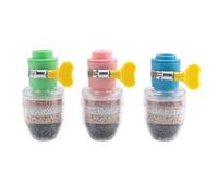 Ujjdwiurgh 3 PièCes SéRies Maison Cuisine Adoucisseur D'Eau Fluorure avec Cartouche de Filtration Purificateur Purificateur D'Eau Filtre