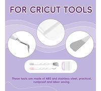 Ujjdwiurgh 3 PièCes SéRies Outils de DéSherbage en Vinyle, Outil de DéSherbage pour Vinyle avec DéSherbeur à Crochet, Outil de PiéGeage en Vinyle, Kit D'Outils de DéMarrage pour Joy