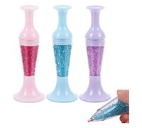 Ujjdwiurgh 3 Stylos de Peinture Diamant, Kits de Peinture Diamant, Accessoires D'Art Diamant, Outil de Pointillage Diamant