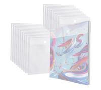 Ujjdwiurgh 30 Pièces 12 X 12 Pouces Support de Rangement de Papier pour Scrapbooking Support de Rangement pour Papier pour Contenir Du Papier de Scrapbooking, Vinyle