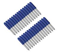 Ujjdwiurgh 30 PièCes 60 DegréS pour Traceur de Coupe Lame de Vinyle Lame de Coupe pour Machine Fraisage Outil de Sculpture