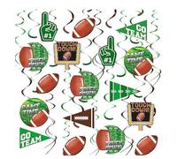 Ujjdwiurgh 30 Pièces Décorations de Fête de Football pour Fête d'anniversaire de Football Fournitures de Fête de Match de Football