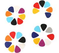 Ujjdwiurgh 30 Pièces Médiators de Guitare Plectres Médiators de Guitare en Celluloïd 0,46 0,71 0,96 mm Coloré Sensation Confortable B