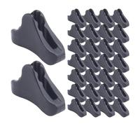 Ujjdwiurgh 30 PièCes SéRies de Camping Auvent Corde Fixateur Ajusteur AntidéRapant Corde à Vent Boucles Boucles Triple-Cornered Cord Tightener Bouchon Bouchon Ajusteur Outil