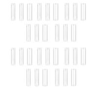 Ujjdwiurgh 30 Pièces Tubes pour Pièces Monnaie Tailles Assorties Tubes Stockage pour Pièces Monnaie Plastique Transparent Tubes pour Pièces Monnaie Tubes pour Pièces Monnaie en Point