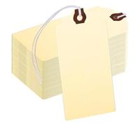 Ujjdwiurgh 300 Étiquettes Volantes avec, Étiquettes D'Expédition avec Trou Renforcé et Élastique, Inscriptibles, Parfaites pour Toutes les Occasions