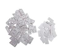 Ujjdwiurgh 30pcs entretoise de coin de 90 degres en plastique pour etagere de cabinet entretoise d'angle Blanc