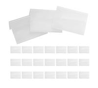 Ujjdwiurgh 30Pcs Signe Affichage Titulaire Prix Nom Carte Tag Mini Signe éTiquette Comptoir Comptoir Cas 6Cm X 4Cm