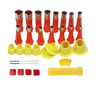 Ujjdwiurgh 31 Finisseur de Calfeutrage en Acier Inoxydable Calfeutrage V Buse Conseils de Calfeutrage Outils de Calfeutrage Mastic Cuisine Salle de