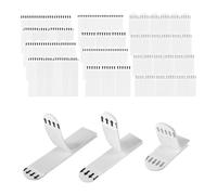 Ujjdwiurgh 36 Paires (72 Pièces) de Bandes de Suspension pour Tableaux, 3 Tailles de Cintres pour Tableaux, Adhésif Robuste et Facile à Suspendre pour Cadre et Art Mural