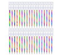 Ujjdwiurgh 36 Stylos à Gel Arc-En-Ciel à Changement de Couleur, Stylos à Gel à Paillettes, Stylos Arc-En-Ciel pour Livre de Coloriage pour Adultes