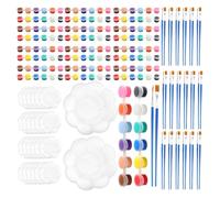 Ujjdwiurgh 360 Pièces Mini Ensemble de Peinture Acrylique, Bandes de Peinture Acrylique pour Enfants et Adultes,Ensemble Peinture pour Enfants pour, Lot de Cadeaux de Fête, Lot de 2