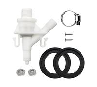 Ujjdwiurgh 385311641 Kit de valve d'eau de toilette RV et 2 joints à boule de rechange 385311658 pour toilettes 300 310 320 RV