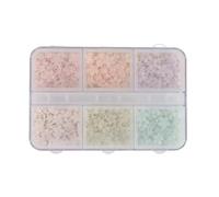 Ujjdwiurgh 3D Fleur Nail Art Breloques 6 Grilles 3D Acrylique Ongles Strass LumièRe Fleur de Cerisier Nail Art Perles Bricolage DéCorations pour Ongles