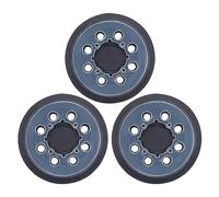 Ujjdwiurgh 3Pcs Disque de Support 5 Pouces Patin de Ponçage 8 Trous Crochet et Boucle Patin de Ponceuse Pièce pour DWE6423 N329079 Travaillant avec des Pièces de Modèles.