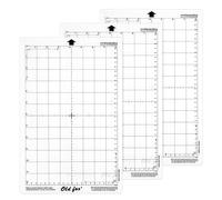 Ujjdwiurgh 3Pcs Remplacement Tapis de Coupe Tapis AdhéSif avec Grille de Mesure 8 par 12 Pouces pour Silhouette CaméE Explorer Traceur Machine