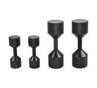 Ujjdwiurgh 4 Broches D'Alignement à Deux Trous en Aluminium de 1-1/8 Pouce et Bride Amovible de 1-5/8 Pouce Noire