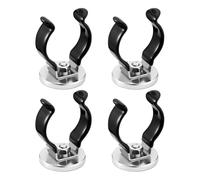 Ujjdwiurgh 4 Crochets Magnétiques Universels Antidérapants pour Cintre à et Support de Serpillère, Support D'Organisation D'Outils de Jardin