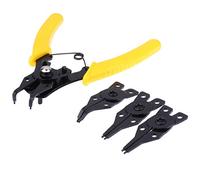 Ujjdwiurgh 4 en 1 Anneau pression Pinces de pinces Combinaison de circlips de bricolage Clip de retenue Pince a circlips interne Suppresseur de bague externe