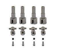 Ujjdwiurgh 4 Ensembles d'arbre D'EntraîNement D'Essieu en MéTal CVD Tasse D'Essieu de Roue pour C14 C24 C34 B14 B24 B36 MN D90 MN99S TéLéCommandéE PièCes de Mise à Niveau de Voiture