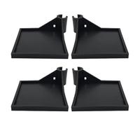 Ujjdwiurgh 4 Étagères D'Angle pour de Culture, Accessoires pour de Culture de 16 mm, Étagères pour de Culture pour Placer L'Hygromètre et la Caméra, Noir