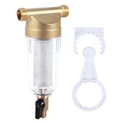 Ujjdwiurgh 4 Filtres à Eau à Bouche Fendue Purificateur PréFiltre en Cuivre-Cuve de Lavage à Contre-Courant ÉLimination de la Rouille Tuyau à SéDiments