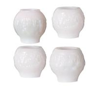 Ujjdwiurgh 4 Moules en Silicone pour Bougies en Forme de Boule de Neige pour le Jour de Noël, pour Plâtre, Fabrication de Savon Fait Main