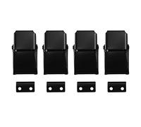 Ujjdwiurgh 4 Pcs A27 Pince de Verrouillage à Bascule DissimuléE à Levier Dissimulé Noir pour BoîTier, BoîTe à Outils, Nettoyant, Coffrets D'Armoire