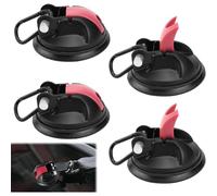 Ujjdwiurgh 4 PCS AUSCURATION CROCKS pour Camping, Voiture, RV, Fenêtre - Camping Aspiring Cup Hooks Affiners Accessoires de Camping Accessoires