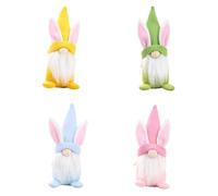 Ujjdwiurgh 4 PCS Cadeau de Pâques Festival Elfe Décoration Ornements Kit Cadeau de Thanksgiving Suédois en Peluche Nisse Tomte Figurine Poupée Ensemble Kit