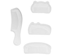 Ujjdwiurgh 4 Pcs/Ensemble Peigne Série Art Résine De Résine Époxy Artisanat Bricolage Moule en Silicone pour La Fabrication De