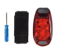 Ujjdwiurgh 4 Pcs LumièRe de SéCurité éTanche Rouge Clignotant VéLo LumièRe, Adapté pour la Course, la Marche, Le Cyclisme, Le Casque, Etc.