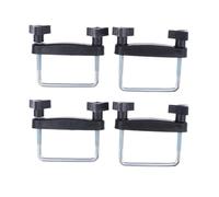 Ujjdwiurgh 4 Pcs Panier de Toit Universel Panier de Toit de Serreaux U-Boulle Kit de de de Fixation du Cadre de Bagages 8cm