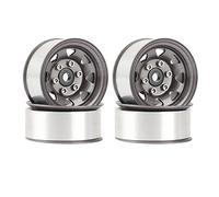 Ujjdwiurgh 4 PièCes 1.55 Moyeu de Jante de Roue en MéTal Beadlock pour Voiture sur 1/10 RC Jr 90069 D90 CC01 LC70 MST, 3