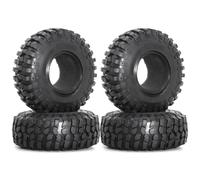 Ujjdwiurgh 4 Pièces 108 mm 1,9 Pouces Pneu en Caoutchouc Roue Pneu pour 1/10 RC Crawler Voiture pour Axiale SCX10 II III 90046 TRX4 D90