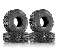 Ujjdwiurgh 4 Pièces 116 mm 1,9 Pouces Pneu en Caoutchouc Roue Pneu pour 1/10 RC Crawler Voiture pour Axiale SCX10 II III 90046 TRX4 D90