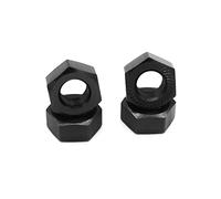 Ujjdwiurgh 4 PièCes 17Mm M10 éCrou Hexagonal de Roue en MéTal NT002 pour JLB Racing Cheetah 11101 21101 J3 Speed 1/10 PièCes de Mise à Niveau de Voiture TéLéCommandéE