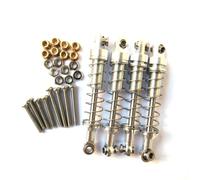 Ujjdwiurgh 4 PièCes Amortisseur D'Amortisseur pour Accessoires de Voiture C14 C24 MN D90 D91 D99S RC, Argent