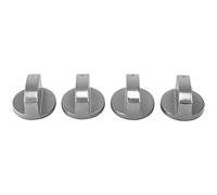 Ujjdwiurgh 4 PièCes Bouton CuisinièRe Boutons de CuisinièRe à Gaz en MéTal Bouton CuisinièRe à Gaz Bouton de Commande de la CuisinièRe à Gaz Boutons de CuisinièRe en MéTal pour la Cuisine 6Mm